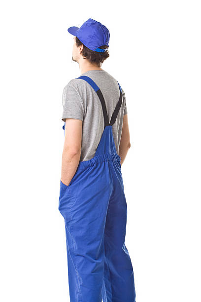 istock Repairman Back Portrait. 466825574