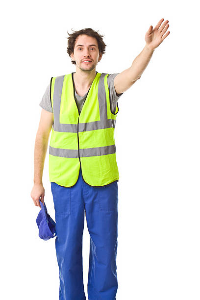 istock Repairman Portrait With Hi-Vis. 466825600