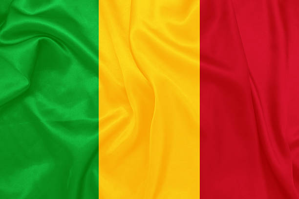 istock Mali - Waving national flag on silk texture 466828560