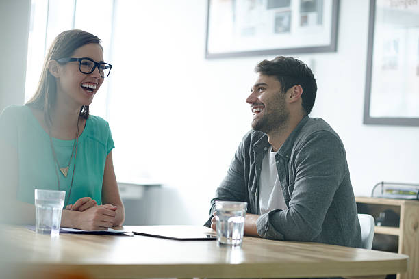 istock Sharing positive connections in the workplace 466829354