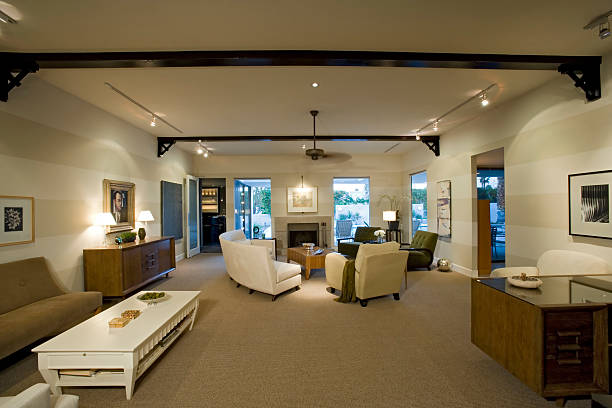 istock Spacious Living Room In House 466829762