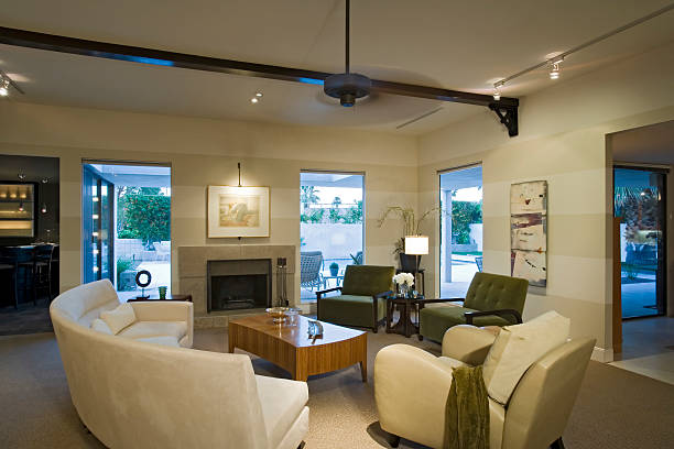 istock Spacious Living Room In House 466829764