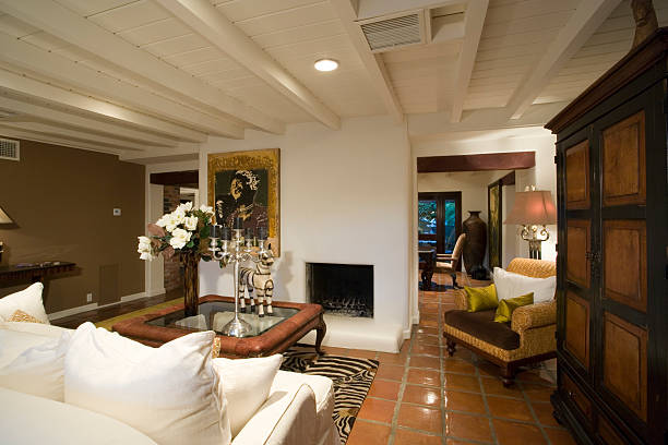 istock Old Fashioned Living Room In House 466829794