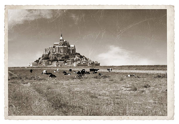 Mont Saint Michel Vintage photo