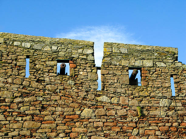 istock Old Canon and Castle Walls 466830811
