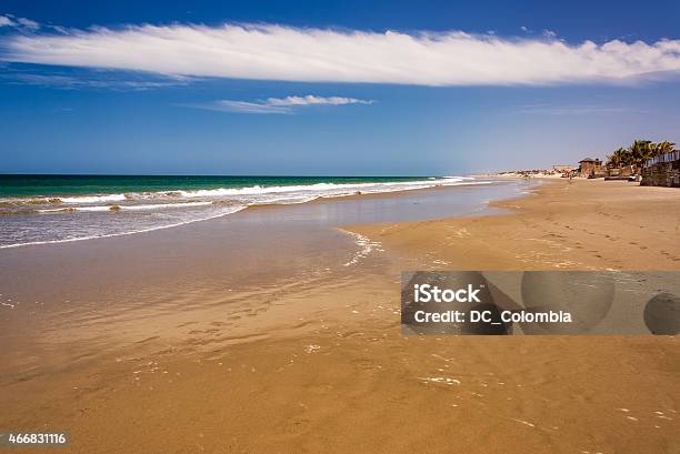 Idyllic Beach In Mancora Peru Stock Photo - Download Image Now - Máncora - Peru, Peru, 2015