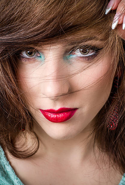 istock Pretty Face of a Blond Woman with Make up 466831990