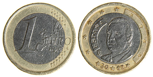 istock Old Worn Euro Dollar Coin 466832232