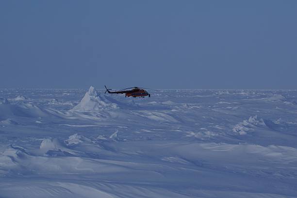 istock Mil Mi-8 at the North Pole 466835616