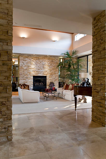 istock Spacious Living Room In House 466835892