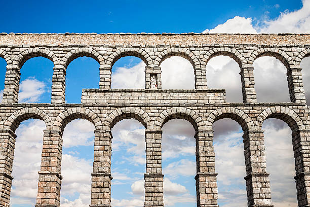 istock The famous ancient aqueduct in Segovia, Castilla y Leon, Spain 466836842
