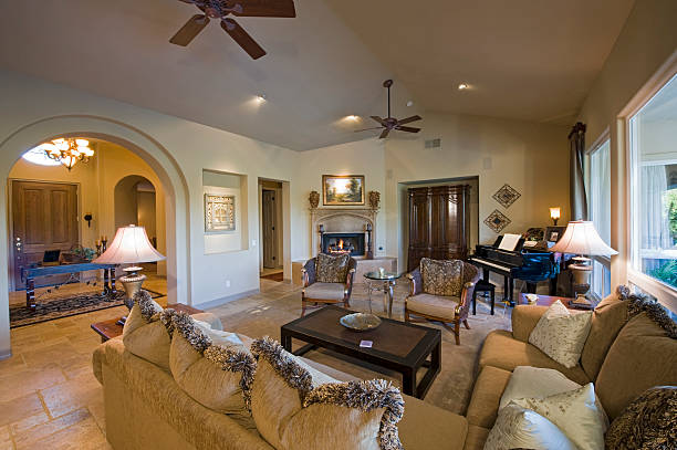 istock Spacious Living Room With Piano In Background 466842248