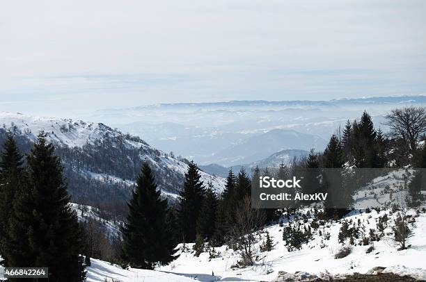 Winter Landscape In Mountains Stock Photo - Download Image Now - 2015, Backgrounds, Beauty