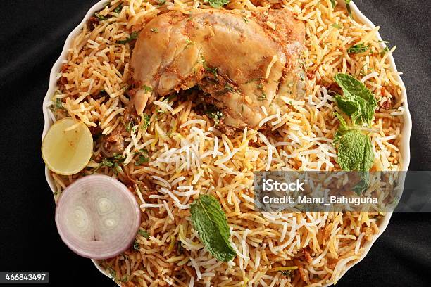 Hyderabadi Biryani Is A Popular Chicken Or Mutton Based Dish Stock Photo - Download Image Now