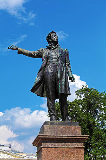 istock Famous Poet Alexander Pushkin Statue, Saint Petersburg 466843786