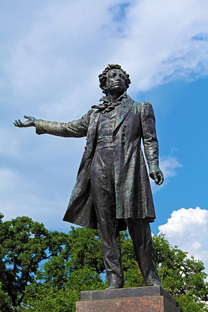 istock Famous Poet Alexander Pushkin Statue, Saint Petersburg 466843792