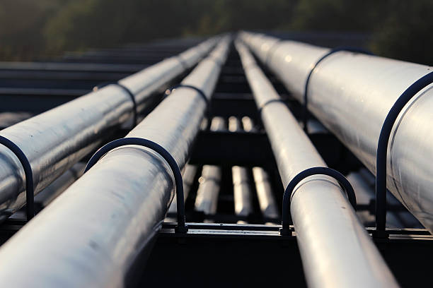 istock crude oil pipeline transportation to refinery 466843856