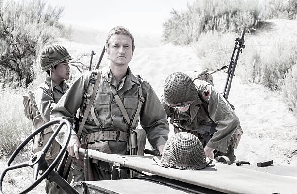 istock WWII Jeep with Soldiers 466843934