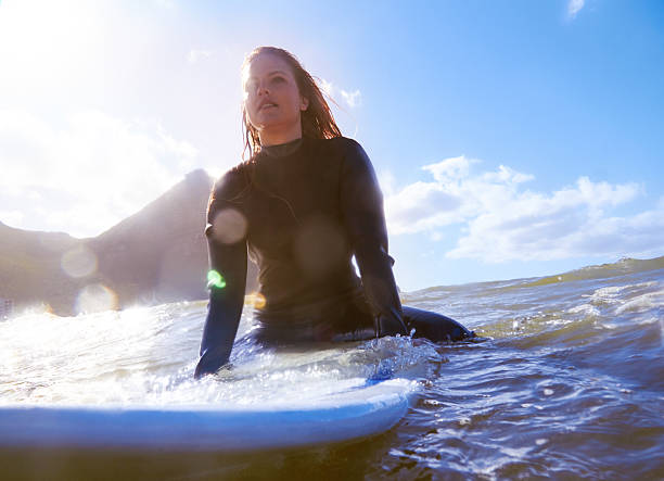 istock Just me, my surfboard and the ocean 466844684