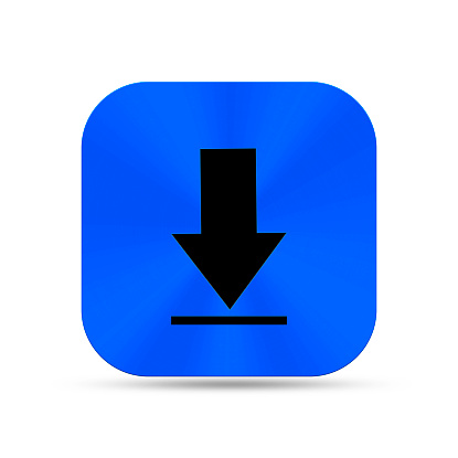 The blue button icon is create for web design and others.