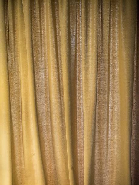 istock Brown color curtain 466848316