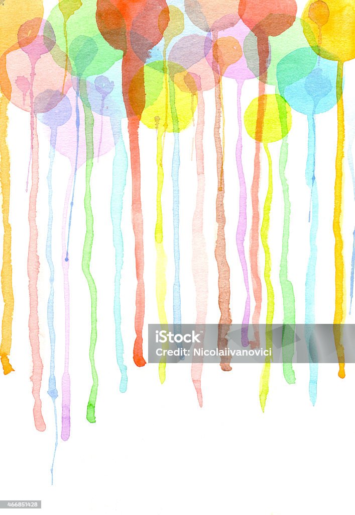 Bubbles bleed Watercolor bubbles bleeds background on textured paper 2015 stock illustration