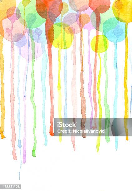 Bubbles Bleed Stock Illustration - Download Image Now - 2015, Abstract, Color Image