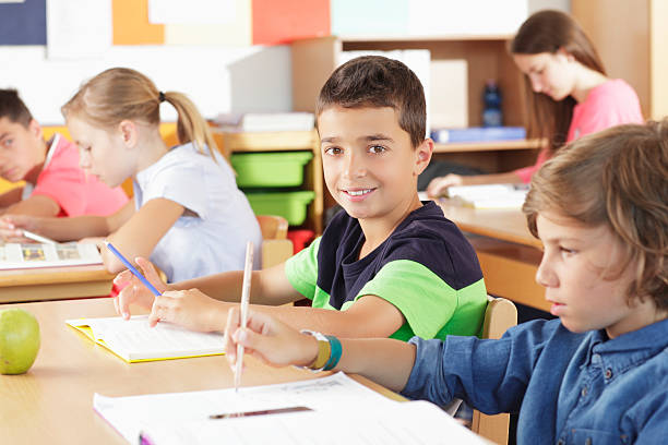 istock Children are sitting in the classroom 466851559