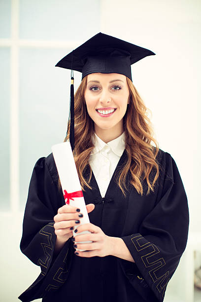 istock Young Cheerful College Female Graduate. 466851621