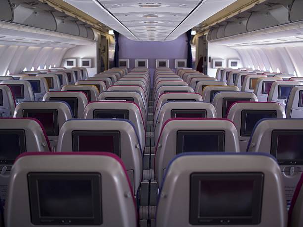 istock Cabin interior inflight entertainment 466851844