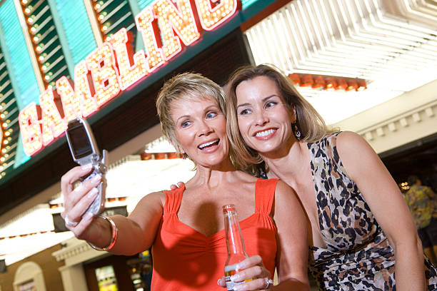 istock Two women in Las vegas 466852628