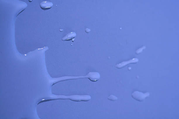 istock Water on blue background - close up 466852752
