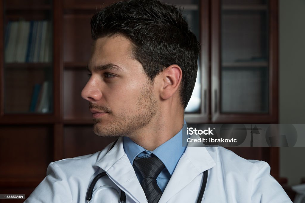 Portrait Of A Handsome Male Doctor Portrait Of Smiling Young Male Doctor 2015 Stock Photo