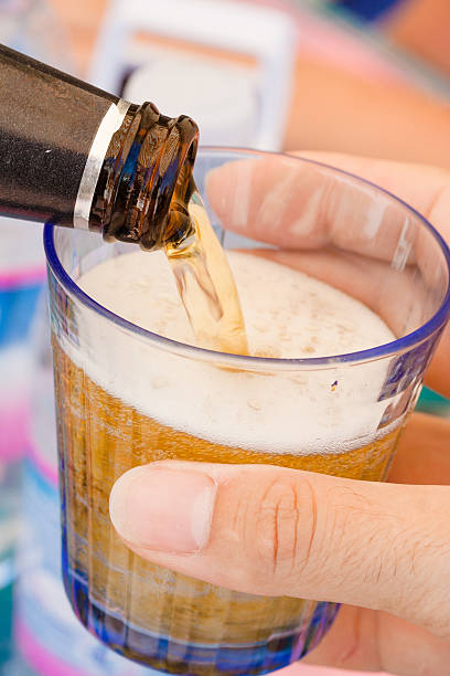 istock Overfilling Glass of Beer 466860702