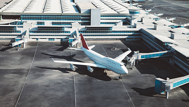 istock Airport and airplane 466861134