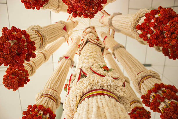 istock Rice Wreaths Festival,THAILAND 466863596