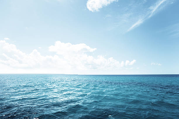 istock caribbean sea and perfect sky 466864258