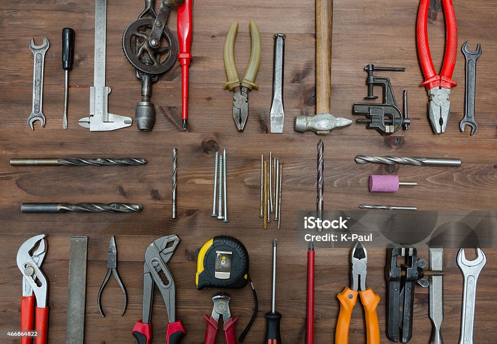Different Tools Set Set Of Different Tools Stock Photo - Download Image Now - 2015 ...