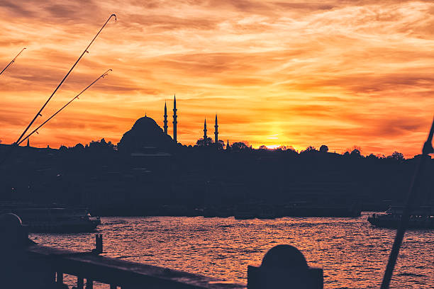 istock Istanbul cityscape at sunset 466865332