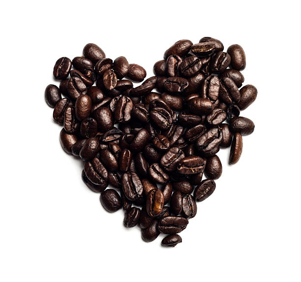 istock Love Heart made of Coffee Beans 466865796