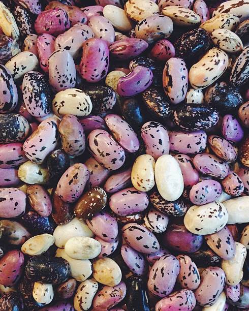Colorful beans at Farmer's market in Budapest