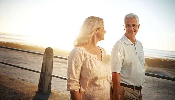istock Enjoying the perfect sunset walk 466871890