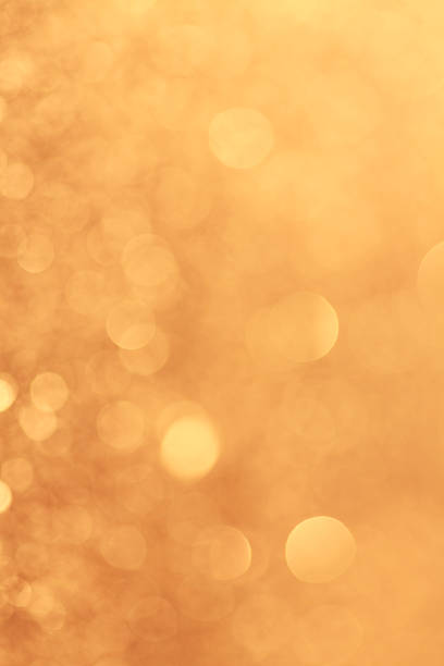 istock Golden background with glitter and bokeh 466878352
