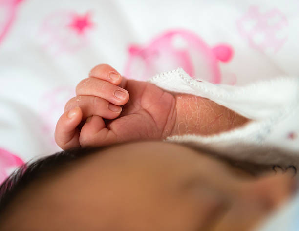 istock Newborn Baby Hand 466882457