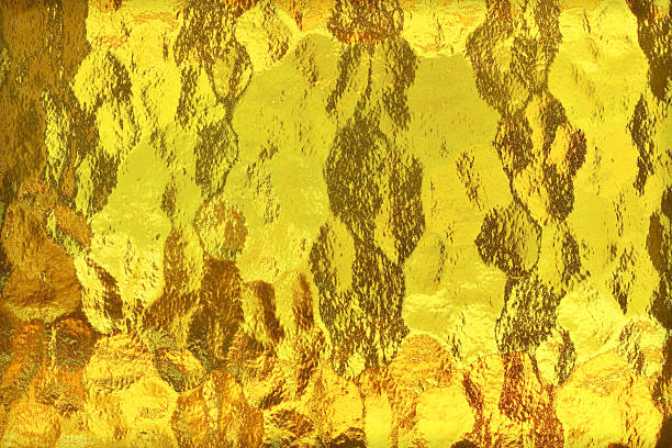 istock Shiny yellow gold foil abstract texture background 466882500