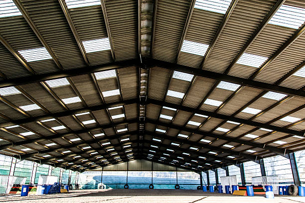 istock Indoor horse school 466882653