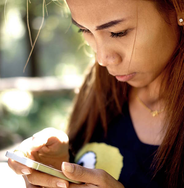 istock Girl With Mobile Phone 466888030