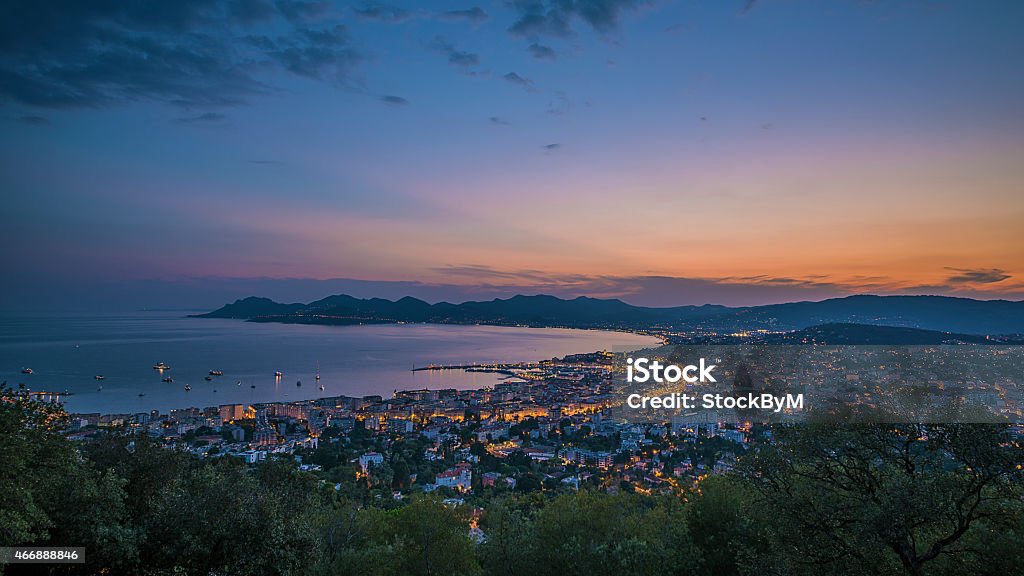 City of Cannes Twilight in Cannes with citylight Cannes Stock Photo City of Cannes Twilight in Cannes with citylight Cannes Stock Photo