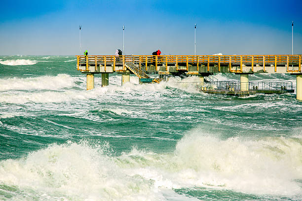 dramatic storm stock photo