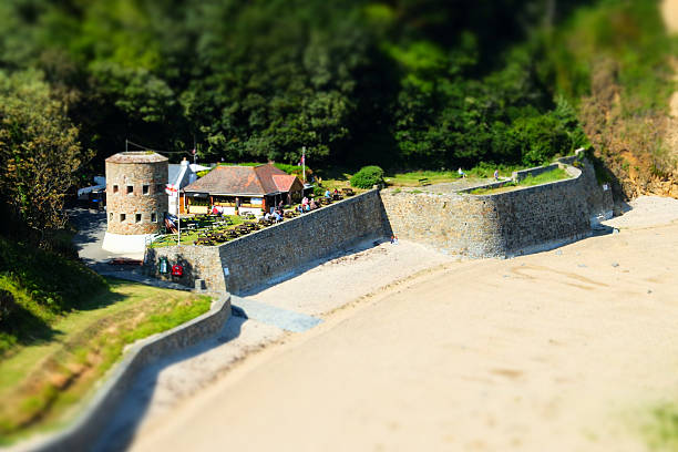 torre fermain, guernsey - martello towers imagens e fotografias de stock